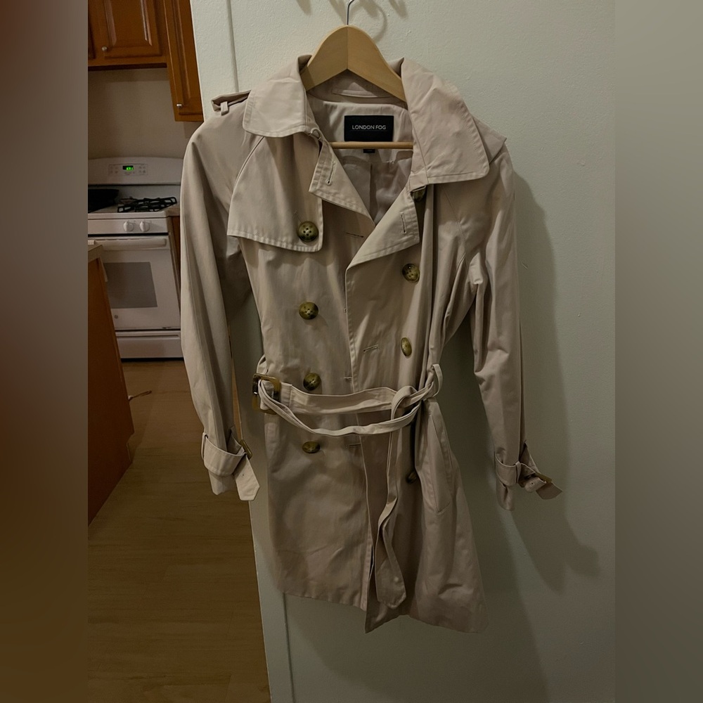 London Fog waterproof trench